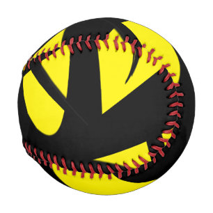 Contemporary Modern Yellow / Black  Baseball