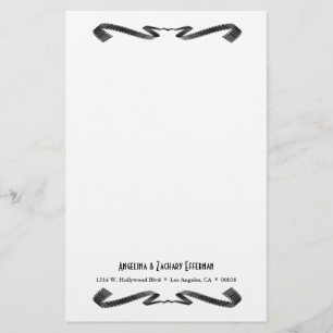 Contemporary Movie Fan Personalised Stationery