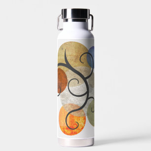 Contemporary Patterned Circles Water Bottle