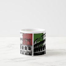 Contemporary Roman Coliseum Silhouette