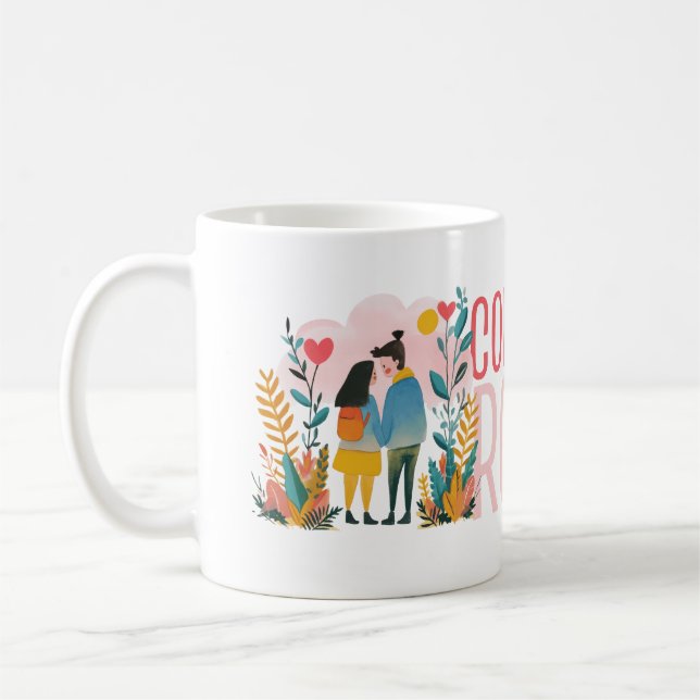 Contemporary Romance Genre Lovers Coffee Mug (Left)