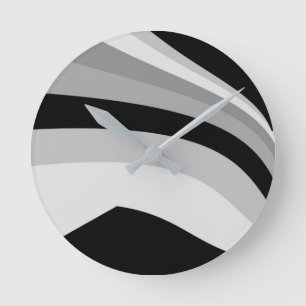Contemporary Round Clock