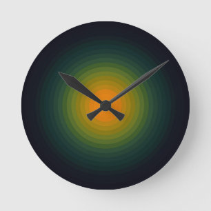 Contemporary round clock