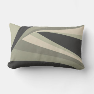 Contemporary Round Clock Lumbar Cushion