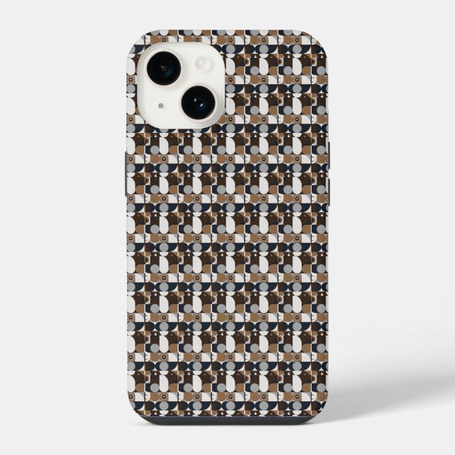 Contemporary Rustic Boho iPhone Case (Back)