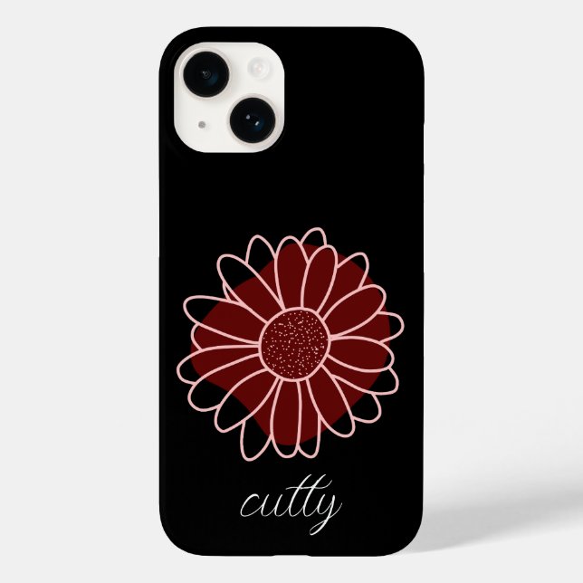 Contemporary Rustic Sunflower  Case-Mate iPhone Case (Back)