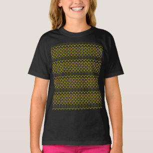 Contemporary Rustic Sunflower Pattern T-Shirt
