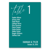 Contemporary Simple Elegant Teal