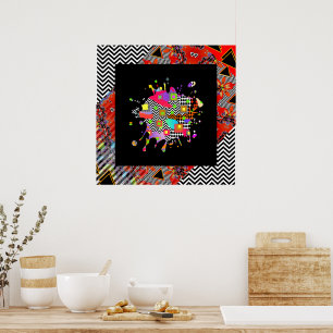 Contemporary Splotch Poster