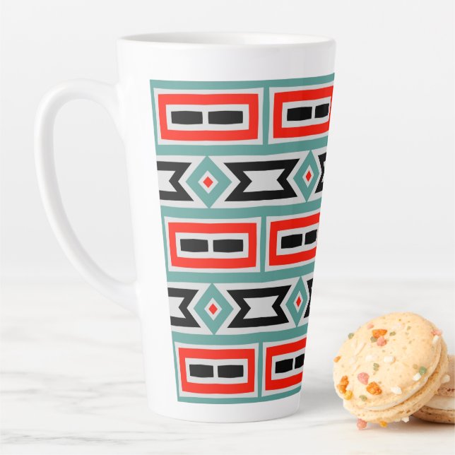 Contemporary Style Latte Mug  | One Owl Artist (In Situ)