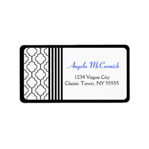 Contemporary Style Luxury Address Label