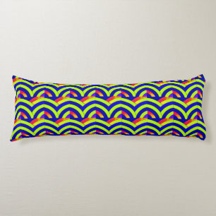 contemporary stylish elegant chevrons body cushion