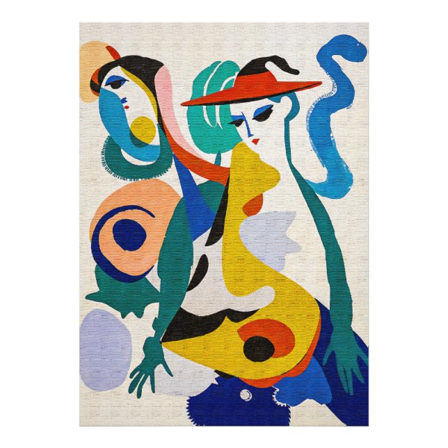 Contemporary Surrealism Colourful Geometric Fine A Photo Print (Front)