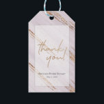 Contemporary Thanks: Modern Bridal Shower Favor Ta Gift Tags<br><div class="desc">Express your gratitude in style with our "Contemporary Thanks" Modern Bridal Shower Favor Tags. These tags are the perfect finishing touch to the favors at your bridal shower, blending modern aesthetics with a heartfelt message of thanks. Each tag is designed with a contemporary flair, reflecting the elegance and joy of...</div>