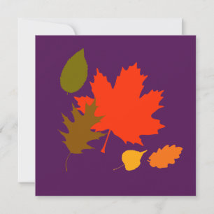Contemporary Thanksgiving Invitation