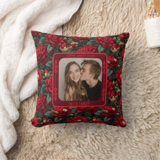 Contemporary Thoughtful Anniversary Throw Pillow