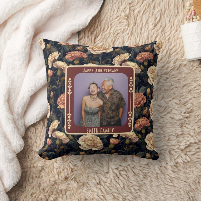 Contemporary Thoughtful Relationship Throw Pillow  (Blanket)