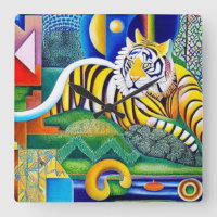 Contemporary Tiger Art - Eye-Catching Decor     