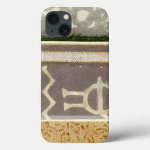 Contemporary Tribal Pattern Painting iPhone 13 Case