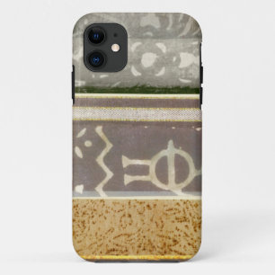 Contemporary Tribal Pattern Painting iPhone 11 Case