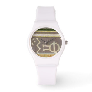 Contemporary Tribal Pattern Painting Watch