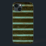 Contemporary Turquoise Air Grate iPhone 13 Case<br><div class="desc">A contemporary turquoise air grate is the subject of this work by Jennifer Goldberger. Rust stains show on the grate,  giving it a well used feel. A fun print,  order yours today!</div>