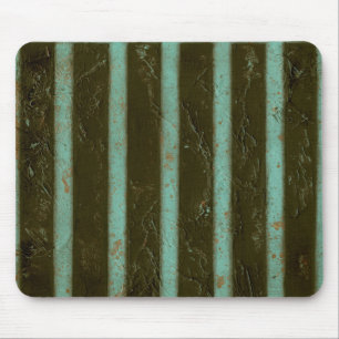 Contemporary Turquoise Air Grate Mouse Pad