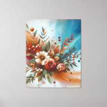 Contemporary Warm Floral