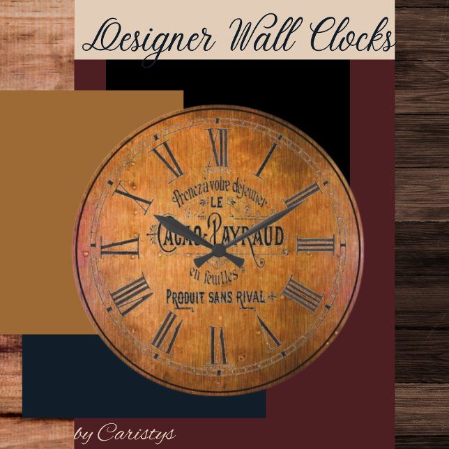 Contemporary Wine Barrel Wall Clock (Creator Uploaded)