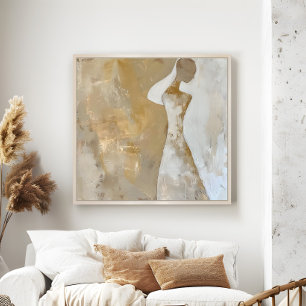 Contemporary Woman Painting Aesthetic Wall Art