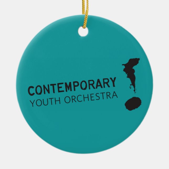 Contemporary Youth Orchestra Trombone Ornament (Front)