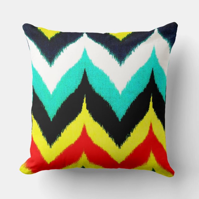 Contemporary Zig Zag Cushion (Front)