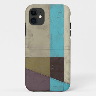 Contemporay Minimalist Painting with Deep Color iPhone 11 Case