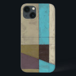 Contemporay Minimalist Painting with Deep Color iPhone 13 Case<br><div class="desc">What do you get when you mix a minimalist verve with deep,  rich color? You get this wonderfully contemporary Jennifer Goldberger painting. Plum,  light blue and grey mix together to bring this piece to life. Buy your copy today!</div>