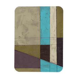 Contemporay Minimalist Painting with Deep Colour Magnet