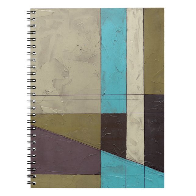 Contemporay Minimalist Painting with Deep Colour Notebook (Front)