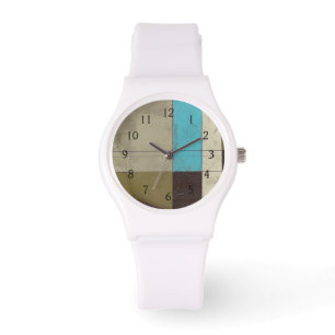 Contemporay Minimalist Painting with Deep Colour Watch