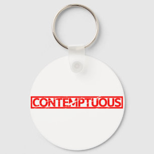 Contemptuous Stamp Key Ring