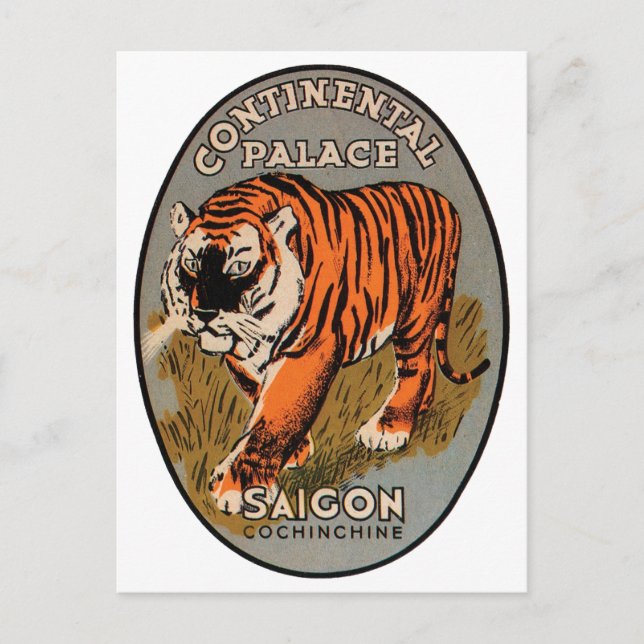 Contenintal Palace, Saigon Postcard (Front)