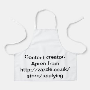 Content creator apron