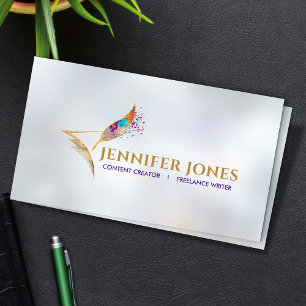 Content Creator - Copywriter - Freelance Writer Business Card