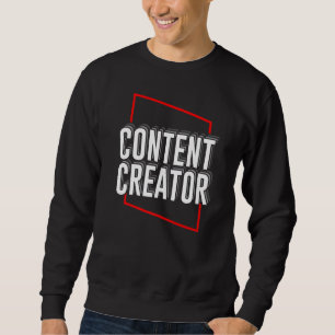 Content Creator Vlogger Blogger Influencer Podcast Sweatshirt