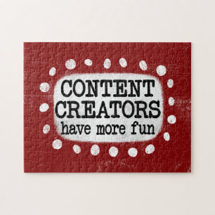 Content Creators Have More Fun Jigsaw Puzzle
