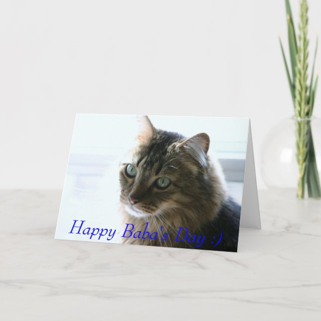 contentment, Happy Baba's Day :) Card (Front)