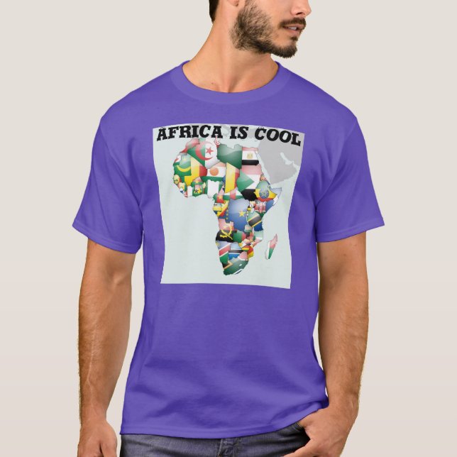 Continent of Africa Beautiful Hello Mama Africa  T-Shirt (Front)
