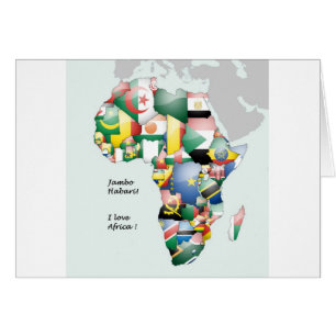 Continent of Africa Beautiful Mama Africa Colourfu