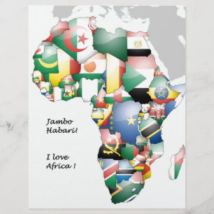 Continent of Africa Beautiful Mama Africa Colourfu