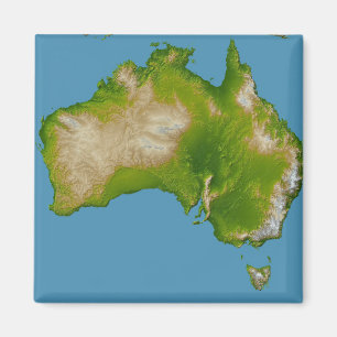 Continent of Australia Magnet