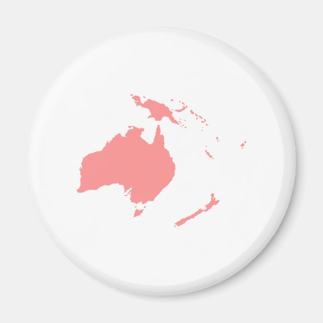 Continent of Australia Magnet (Front)