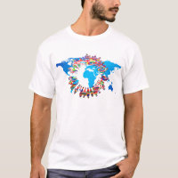 Continent People Flag Circle